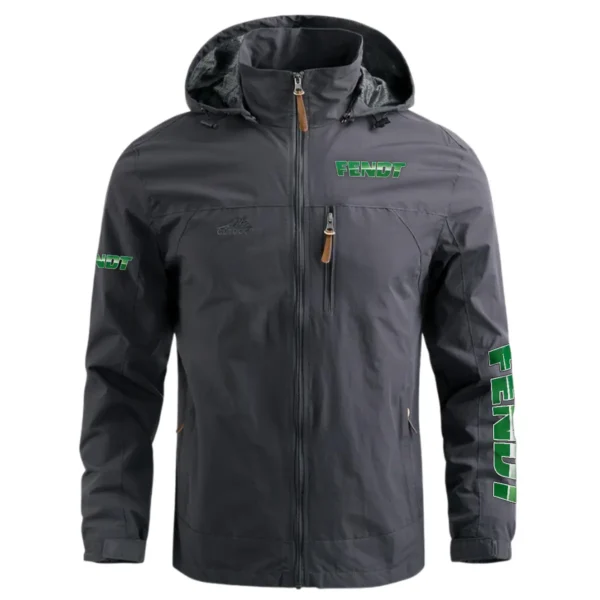 Fendt Farmer Exclusive Logo Waterproof Outdoor Jacket BLF8424A13WOJ - Gray