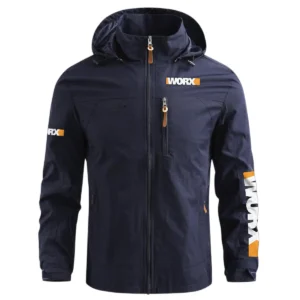 Worx Carpenter Exclusive Logo Waterproof Outdoor Jacket BLC110A21WOJ - Blue