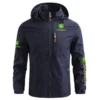 John Deere Farmer Exclusive Logo Waterproof Outdoor Jacket BLF8424A24WOJ - Gray