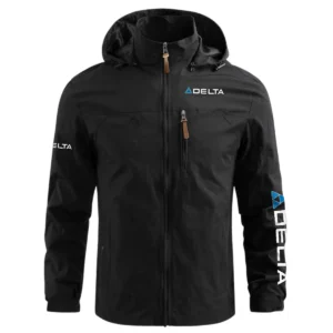 Delta Power Equipment Carpenter Exclusive Logo Waterproof Outdoor Jacket BLC110A7WOJ - Black