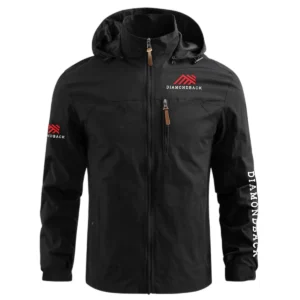 Diamondback Carpenter Exclusive Logo Waterproof Outdoor Jacket BLC110A13WOJ - Black