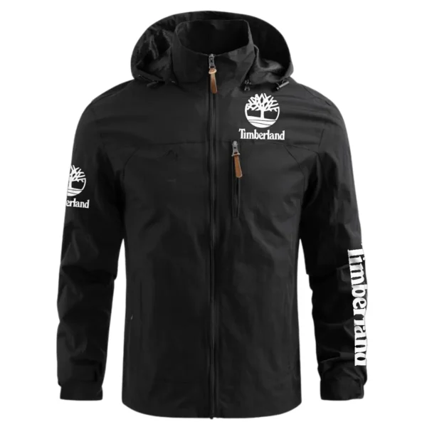 Timberland Carpenter Exclusive Logo Waterproof Outdoor Jacket BLC110A15WOJ - Black