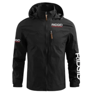 RIDGID Carpenter Exclusive Logo Waterproof Outdoor Jacket BLC110A27WOJ - Black