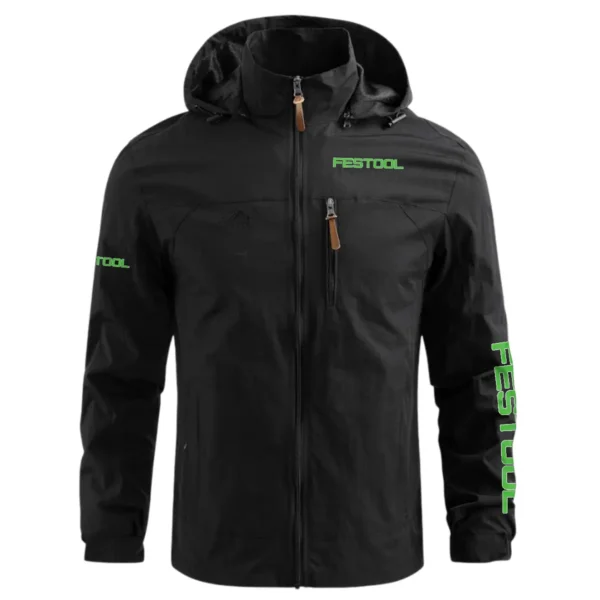 Festool Carpenter Exclusive Logo Waterproof Outdoor Jacket BLC110A28WOJ - Black