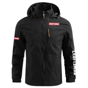 Craftsman Carpenter Exclusive Logo Waterproof Outdoor Jacket BLC110A35WOJ - Black