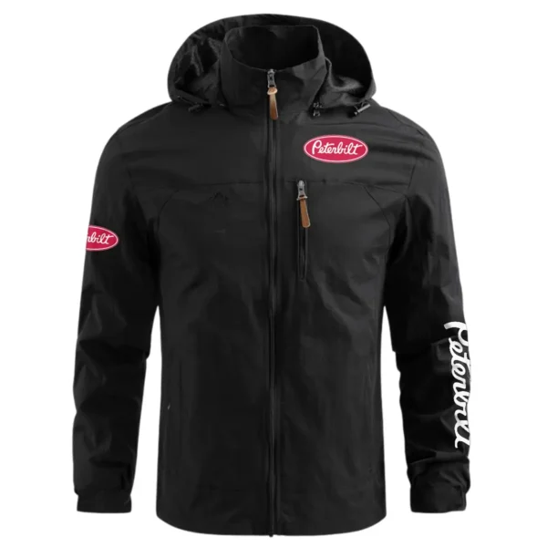 Peterbilt Construction			 Exclusive Logo Waterproof Outdoor Jacket BLCW309A11WOJ - Black