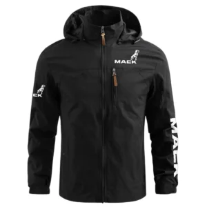 Mack Trucks Construction			 Exclusive Logo Waterproof Outdoor Jacket BLCW309A12WOJ - Black