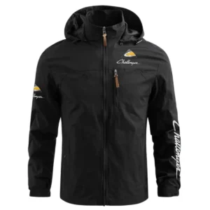 Challenger Farmer Exclusive Logo Waterproof Outdoor Jacket BLF8424A3WOJ - Black