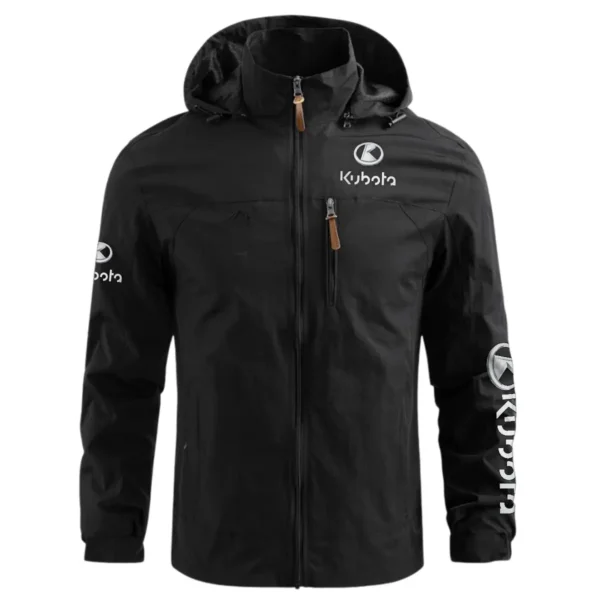 Kubota Farmer Exclusive Logo Waterproof Outdoor Jacket BLF8424A11WOJ - Black