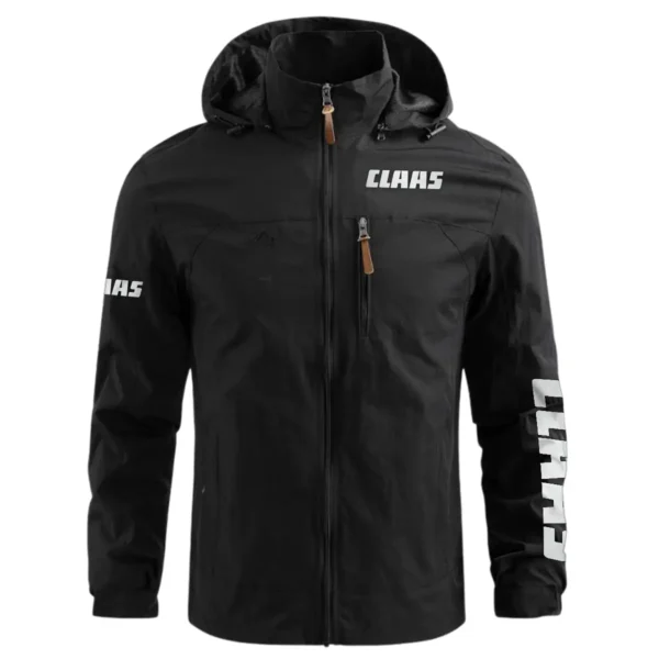 Claas Farmer Exclusive Logo Waterproof Outdoor Jacket BLF8424A17WOJ - Black