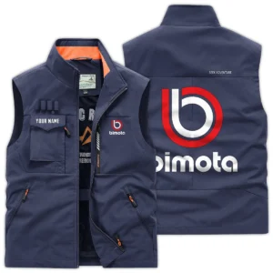 Bimota Motorcycles Exclusive Logo Outdoor Vest Motorcycles QTMTS261224A01BIM - DarkBlue