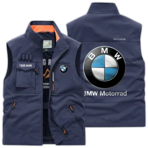 BMW Motorrad Exclusive Logo Outdoor Vest Motorcycles QTMTS261224A01BMW - DarkBlue