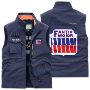 Fantic Motorcycles Exclusive Logo Outdoor Vest Motorcycles QTMTS261224A01FAN - DarkBlue