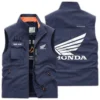 Honda Motorcycles Exclusive Logo Outdoor Vest Motorcycles QTMTS261224A01HON - Khaki