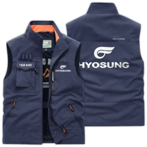 Hyosung Motorcyles Exclusive Logo Outdoor Vest Motorcycles QTMTS261224A01HYO - DarkBlue