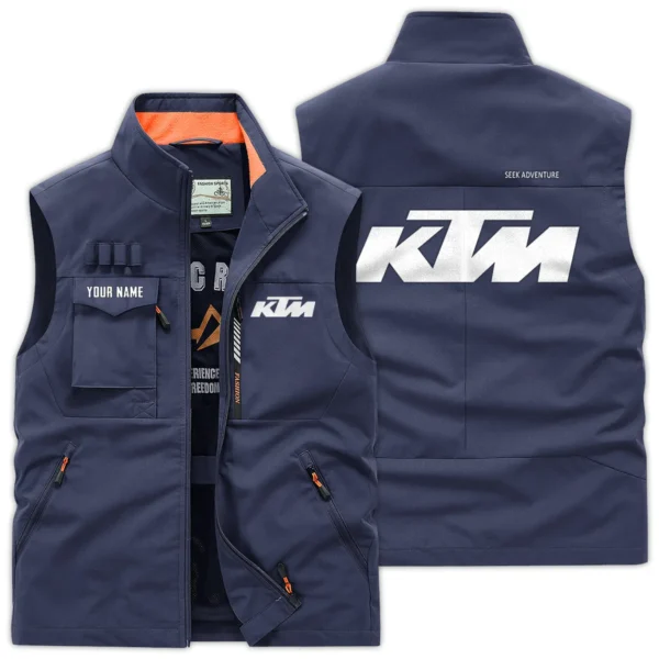 KTM Exclusive Logo Outdoor Vest Motorcycles QTMTS261224A01KTM - DarkBlue