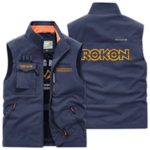 Rokon Exclusive Logo Outdoor Vest Motorcycles QTMTS261224A01ROK - DarkBlue