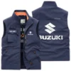 Suzuki Exclusive Logo Outdoor Vest Motorcycles QTMTS261224A01SUZ - Black