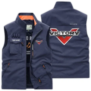 Victory Motorcycles Exclusive Logo Outdoor Vest Motorcycles QTMTS261224A01VIC - DarkBlue