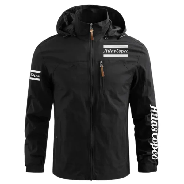 Special Release Atlas Copco Construction  Waterproof Outdoor Jacket QTCO191124A1AC - Black