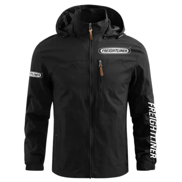 Special Release Freightliner Construction  Waterproof Outdoor Jacket QTCO191124A1FRE - Black