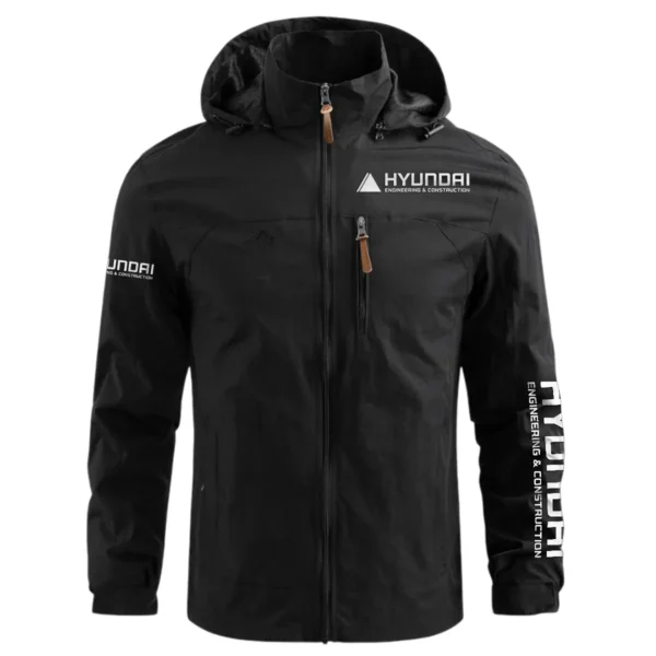 Special Release Hyundai Construction  Waterproof Outdoor Jacket QTCO191124A1HYN - Black