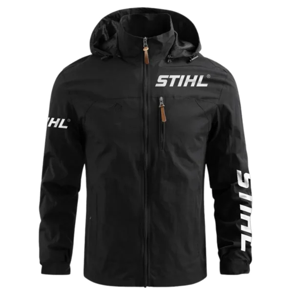 Special Release Stihl Gardening Waterproof Outdoor Jacket QTGR101124A01ST - Black