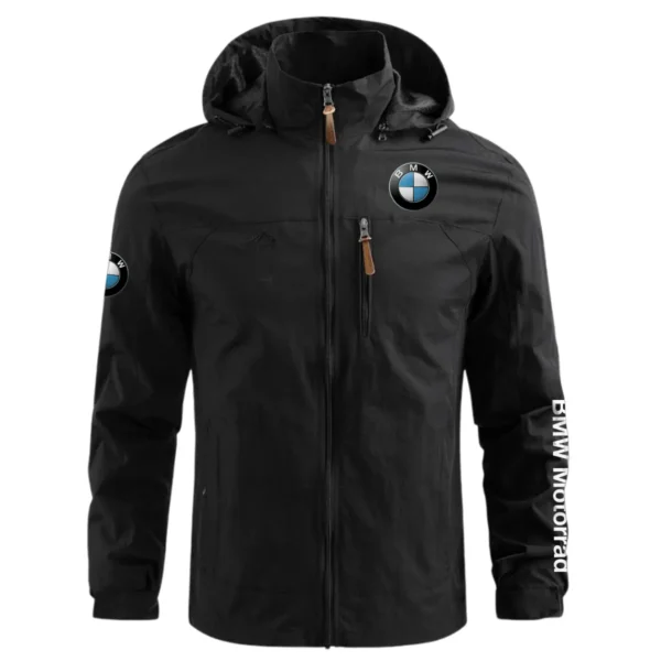 BMW Motorrad Exclusive Logo Waterproof Outdoor Jacket Motorcycles QTMT191224A2BMW - Black