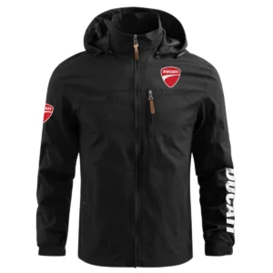 Ducati Exclusive Logo Waterproof Outdoor Jacket Motorcycles QTMT191224A2DUC - Black