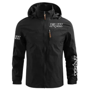 Fox Racing Exclusive Logo Waterproof Outdoor Jacket Motorcycles QTMT191224A2FOX - Black