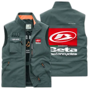 Beta Motorcycles Exclusive Logo Outdoor Vest Motorcycles QTMTS261224A01BTA - Bean Green