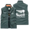 Buell Motorcycles Exclusive Logo Outdoor Vest Motorcycles QTMTS261224A01BUE - Black