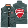 Ducati Exclusive Logo Outdoor Vest Motorcycles QTMTS261224A01DUC - Black