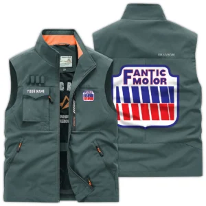 Fantic Motorcycles Exclusive Logo Outdoor Vest Motorcycles QTMTS261224A01FAN - Bean Green