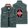 Gilera Motorcycles Exclusive Logo Outdoor Vest Motorcycles QTMTS261224A01GIL - Black