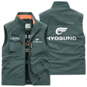 Hyosung Motorcyles Exclusive Logo Outdoor Vest Motorcycles QTMTS261224A01HYO - Bean Green