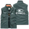 Kymco Motorcycles Exclusive Logo Outdoor Vest Motorcycles QTMTS261224A01KYM - Army Green