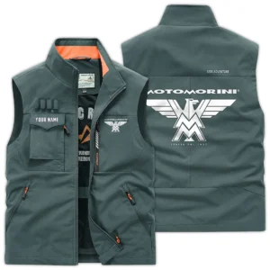 Moto Morini Exclusive Logo Outdoor Vest Motorcycles QTMTS261224A01MMO - Bean Green