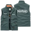 Norton Motorcycles Exclusive Logo Outdoor Vest Motorcycles QTMTS261224A01NOR - Black