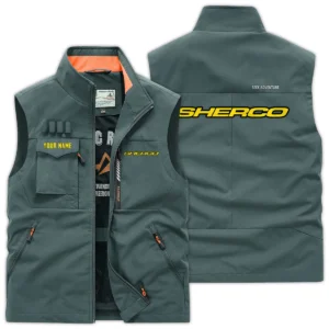 Sherco Exclusive Logo Outdoor Vest Motorcycles QTMTS261224A01SHE - Bean Green