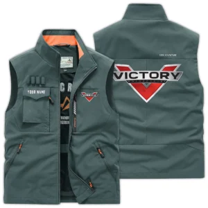 Victory Motorcycles Exclusive Logo Outdoor Vest Motorcycles QTMTS261224A01VIC - Bean Green