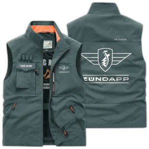 Zundapp Exclusive Logo Outdoor Vest Motorcycles QTMTS261224A01ZUN - Bean Green