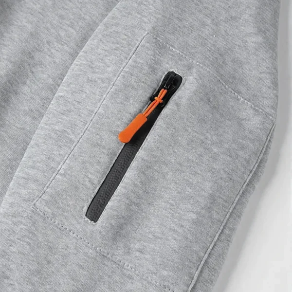 Jet Tools Exclusive Logo Hoodie Half Zipper Carpenter Fans Loves QTCAP020125A02JT - Gray