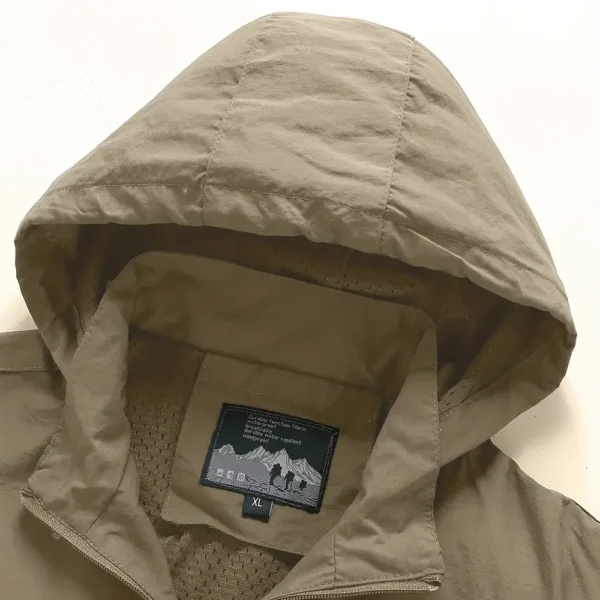 Milwaukee Exclusive Logo Waterproof Outdoor Jacket Carpenter QTCAP311224A2MIL - Khaki