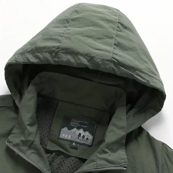 Triton Tools Exclusive Logo Waterproof Outdoor Jacket Carpenter QTCAP311224A2TT - Army Green