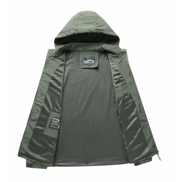 Makita Exclusive Logo Waterproof Outdoor Jacket Carpenter QTCAP311224A2MAK - Army Green