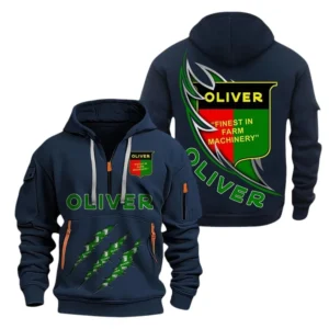 Hoodie Half Zipper Oliver   Farmer Love Exclusive Logo QTFRHDZ091124A04NV