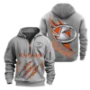 Hoodie Half Zipper Dongfeng  Farmer Love Exclusive Logo QTFRHDZ091124A15GR