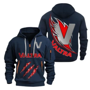 Hoodie Half Zipper Valtra  Farmer Love Exclusive Logo QTFRHDZ091124A27NV