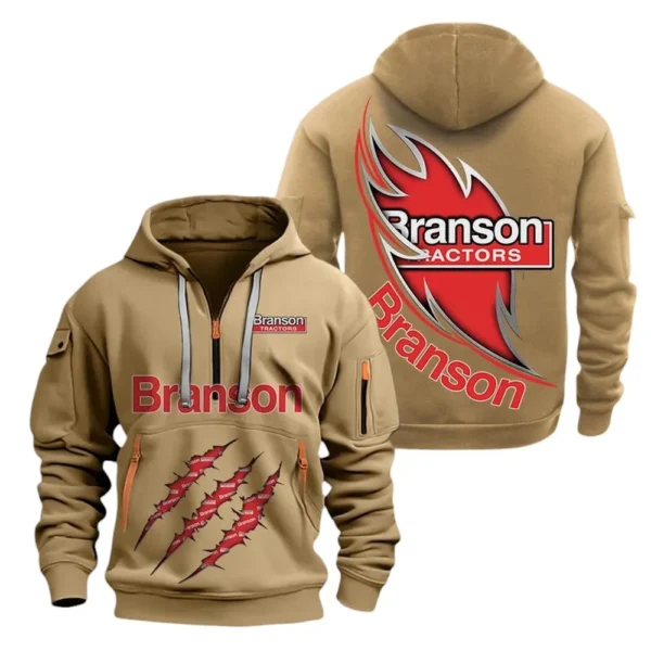 Hoodie Half Zipper Branson  Farmer Love Exclusive Logo QTFRHDZ091124A41KK